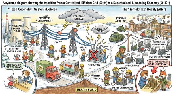The Tenfold Tax: Systems Attrition in the Ukraine Energy War